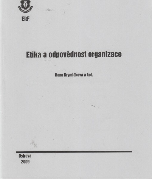 Etika a odpovědnost organizace