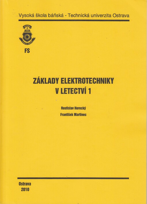 Základy elektrotechniky v letectví 1