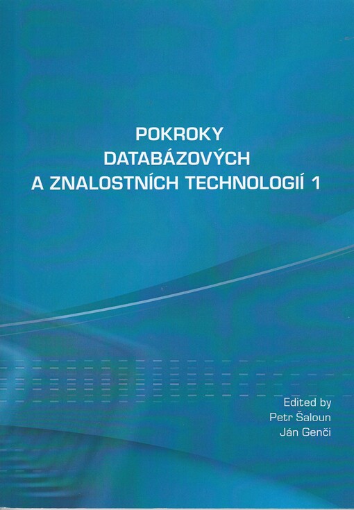 Pokroky databázových a znalostních technologií 1