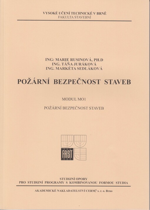 
  Požární bezpečnost staveb
  