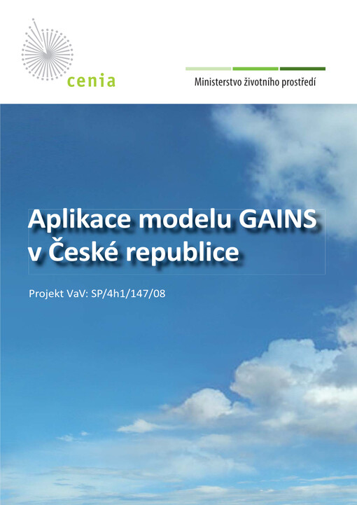 Aplikace modelu GAINS v České republice