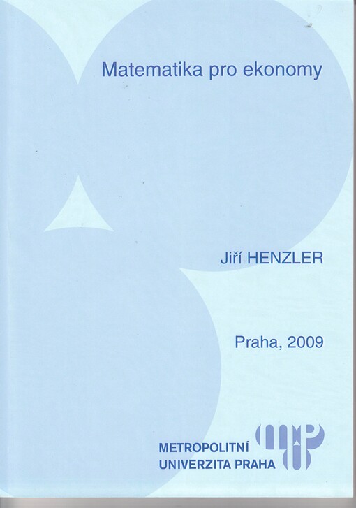 Matematika pro ekonomy