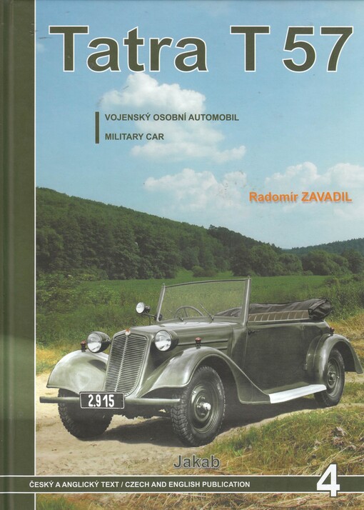 Tatra T 57 : Tatra T 57 vojenský osobní automobil = Tatra T 57 military car