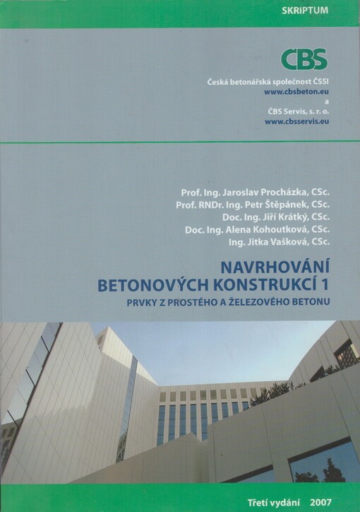 Navrhování betonových konstrukcí 1