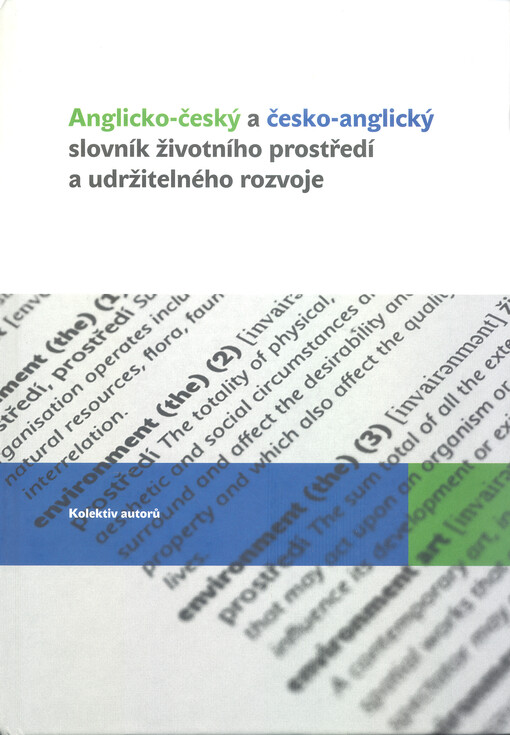 Anglicko-český a česko-anglický slovník životního prostředí a udržitelného rozvoje