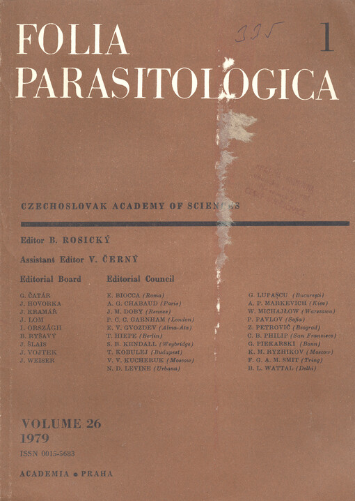Folia parasitologica