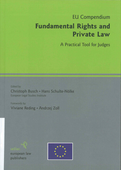 EU compendium fundamental rights and private law : a practical tool for judges