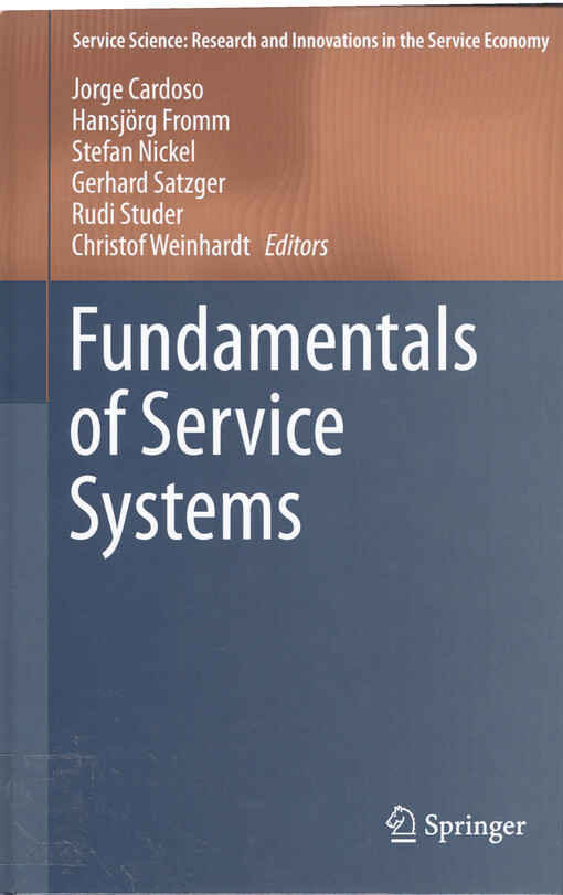 Fundamentals of service systems