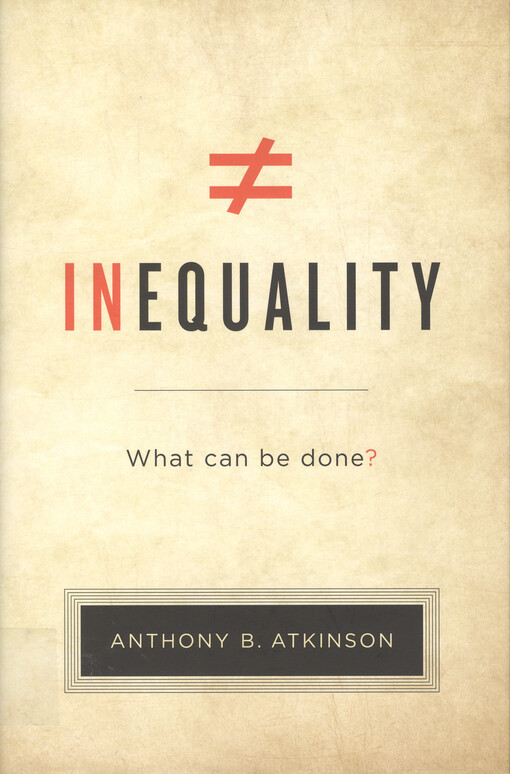Inequality : what can be done?