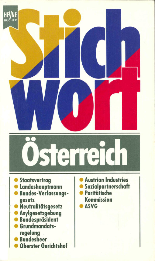 Stichwort :Österreich