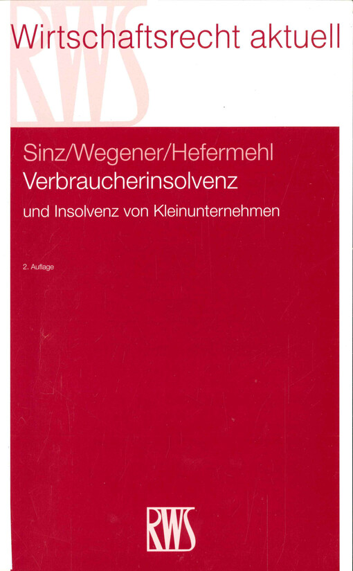 Verbraucherinsolvenz und Insolvenz von Kleinunternehmern