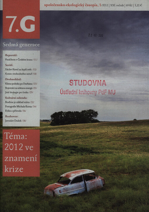 Sedmá generace : společensko-ekologický měsíčník