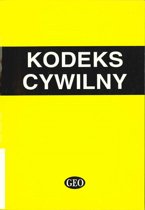Kodeks cywilny : stan prawny na dzień 10 stycznia 1997 r.
