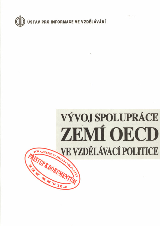 Vývoj spolupráce zemí OECD ve vzdělávací politice