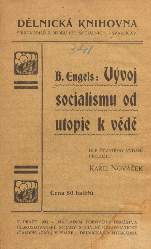 Vývoj socialismu od utopie k vědě