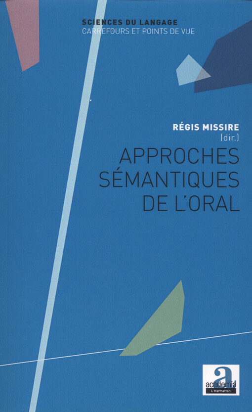 Approches sémantiques de l'oral