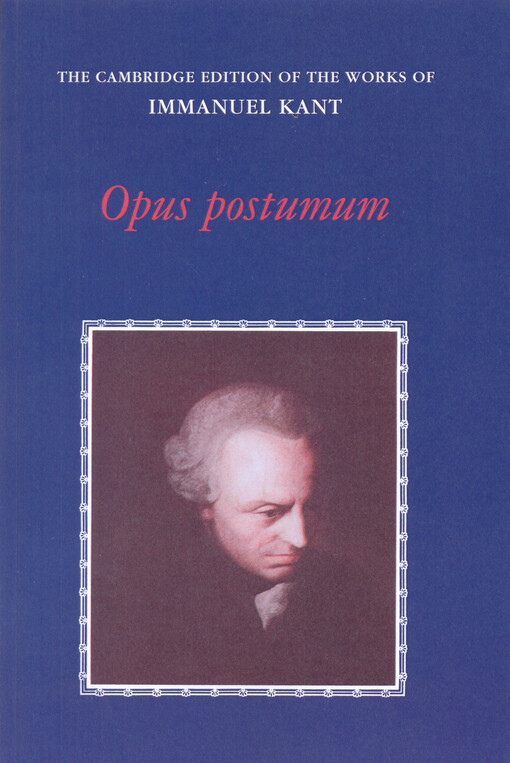 Opus postumum