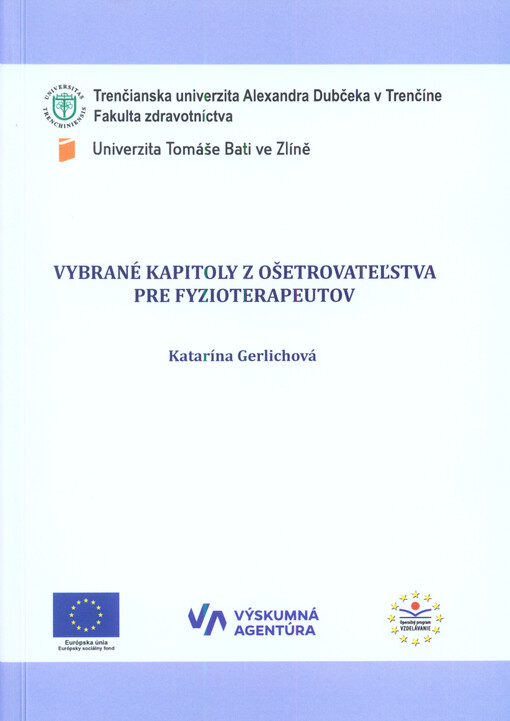 Vybrané kapitoly z ošetrovateľstva pre fyzioterapeutov