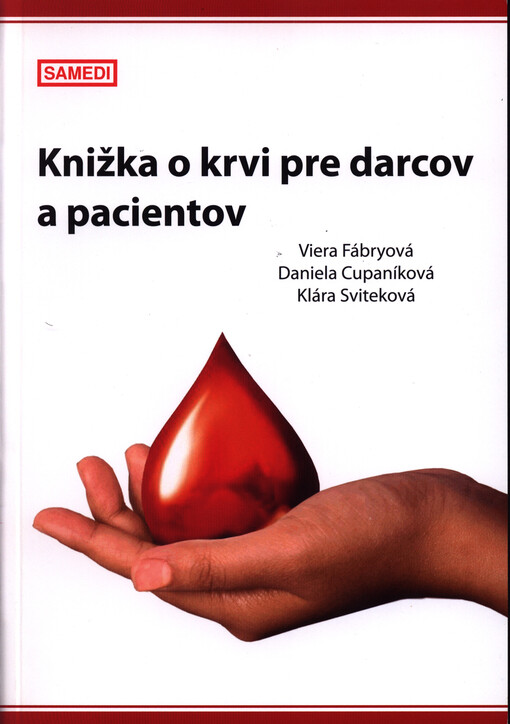 Knižka o krvi pre darcov a pacientov