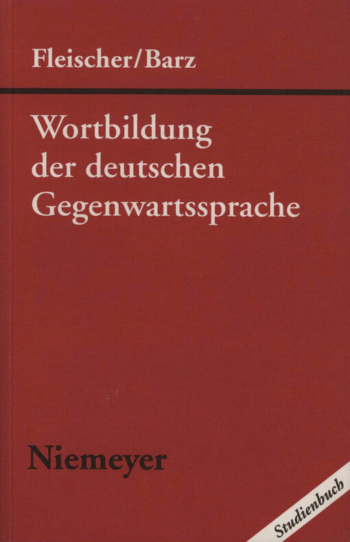 Wortbildung der deutschen Gegenwartssprache