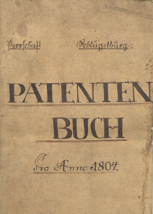 Register der vom königl. Landesgubernio herausgekommenen k. k. wie auch k. Kreisamts-Kreisschreiben des 1804ten Jahres