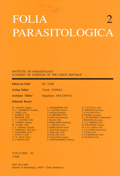 Folia parasitologica