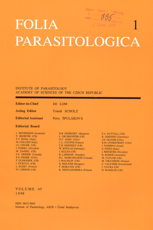 Folia parasitologica