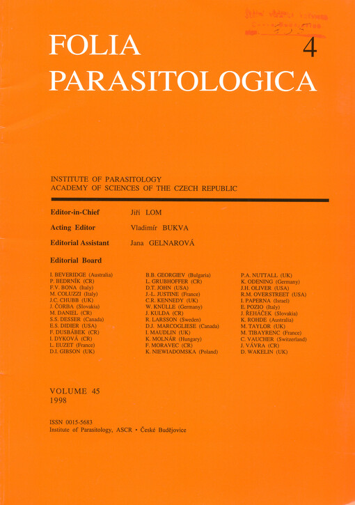 Folia parasitologica