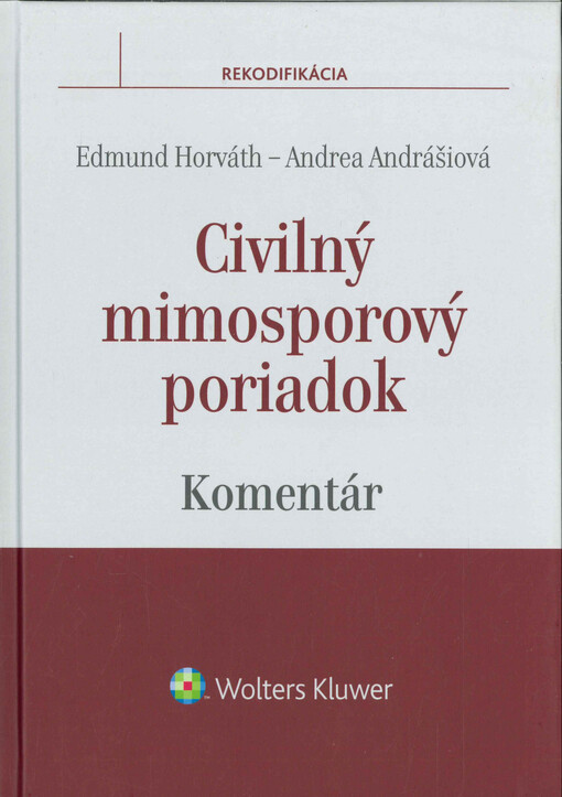 Civilný mimosporový poriadok : komentár