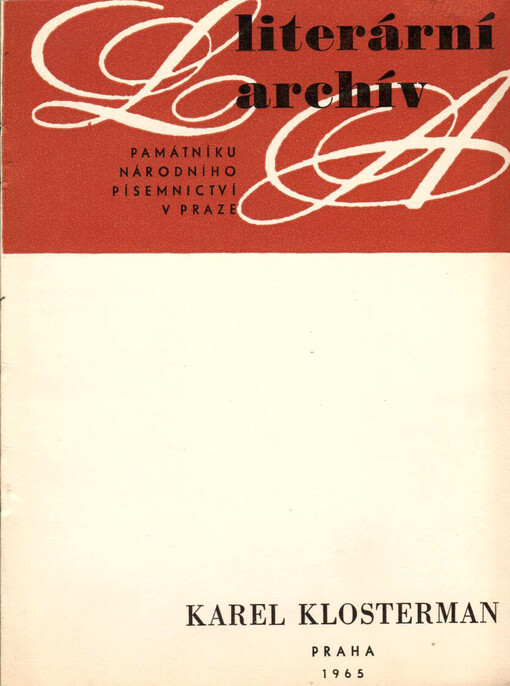 Karel Klostermann: (1848-1923)