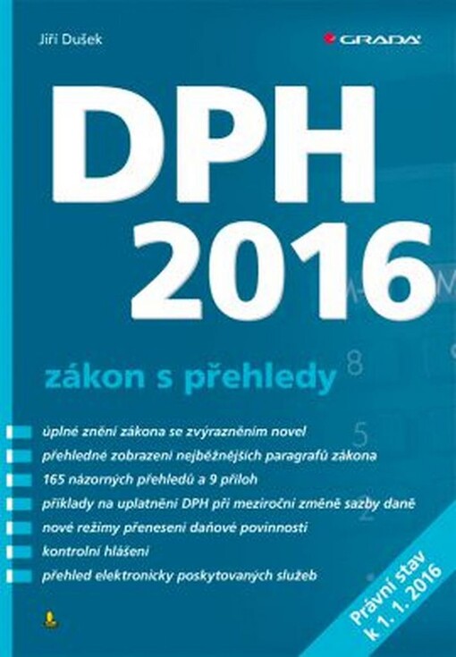 DPH 2016 - zákon s přehledy | Dušek Jiří - e-kniha