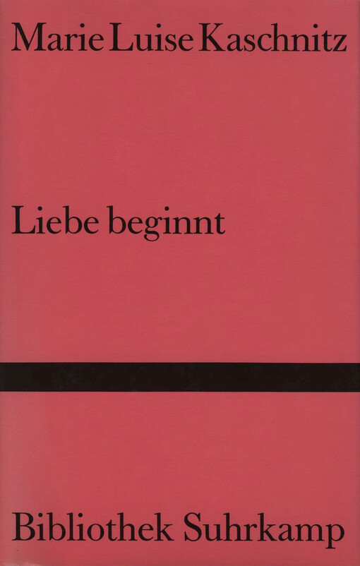 Liebe beginnt :Roman