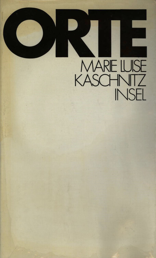 Orte : Aufzeichnungen