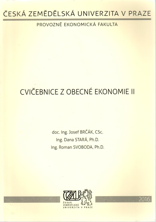 Cvičebnice z obecné ekonomie II