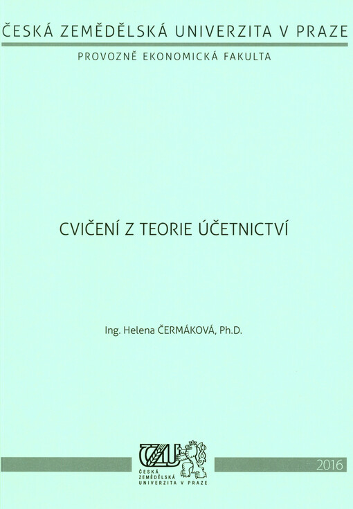 Cvičení z teorie účetnictví