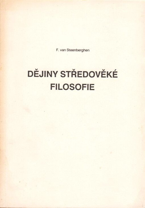 Dějiny středověké filosofie