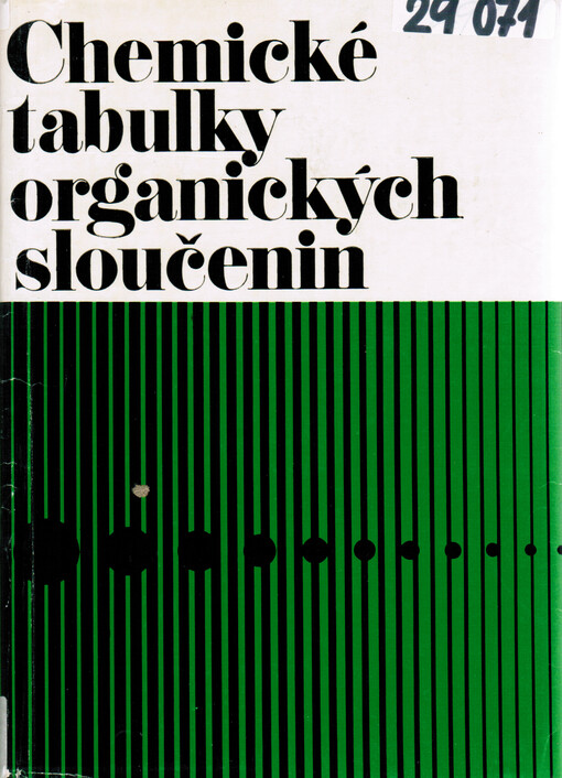 Chemické tabulky organických sloučenin