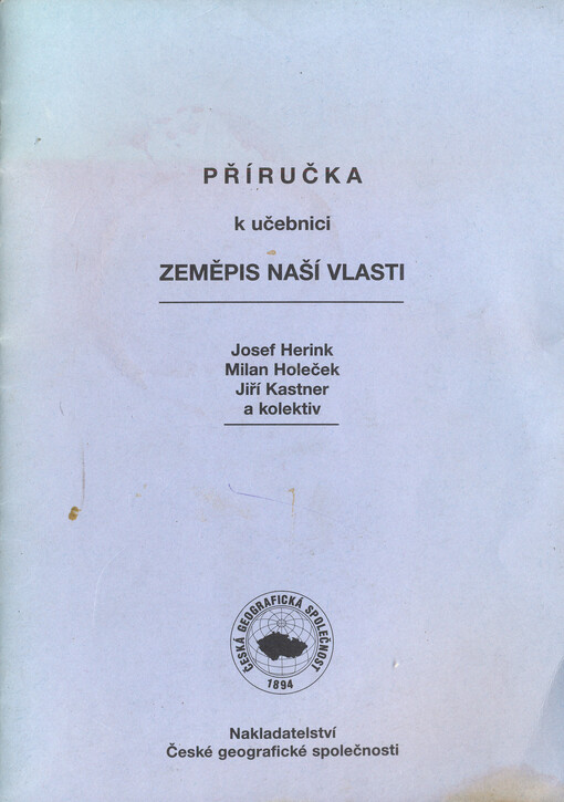 Příručka k učebnici Zeměpis naší vlasti