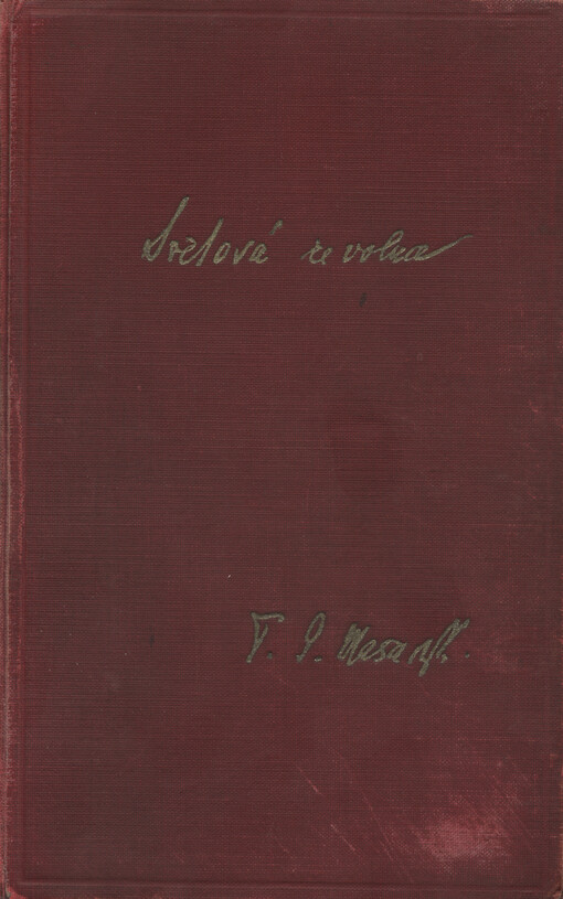 Světová revoluce za války a ve válce 1914-1918