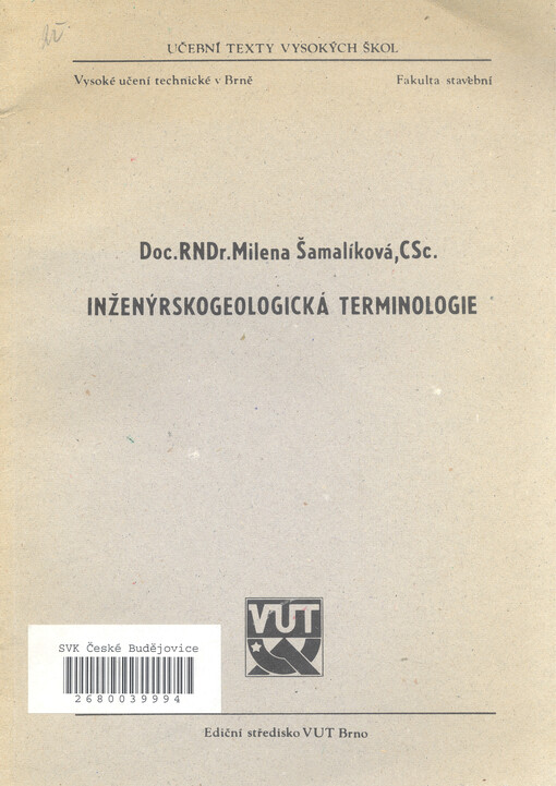 Inženýrskogeologická terminologie