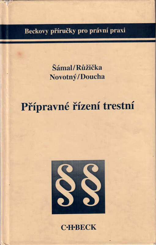 Přípravné řízení trestní