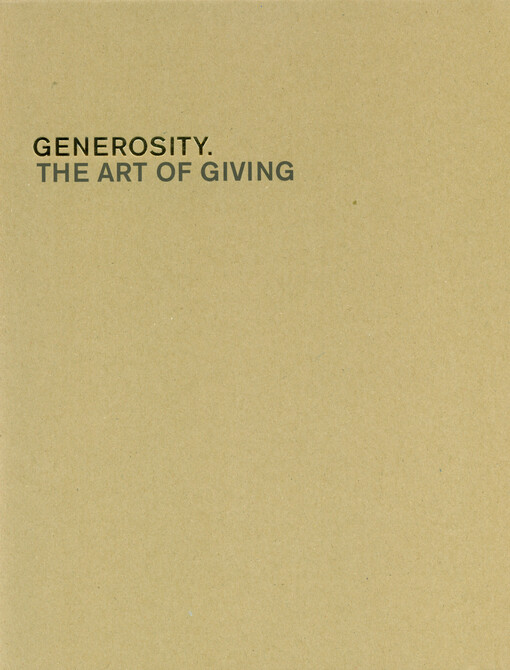 Generosity. The art of giving : white rabbit : the companion