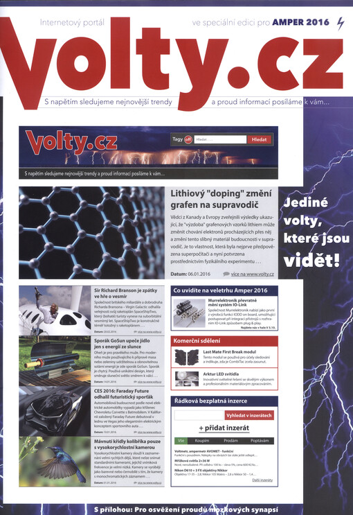 Volty.cz : s napětím sledujeme nejnovější trendy a proud informací posíláme k vám...