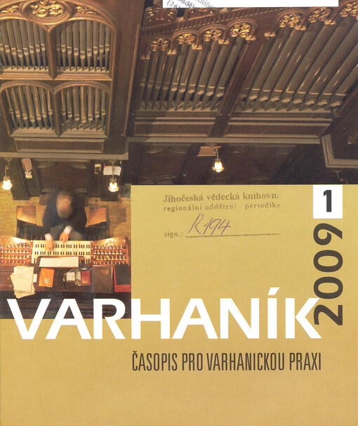 Varhaník : časopis pro varhanickou praxi