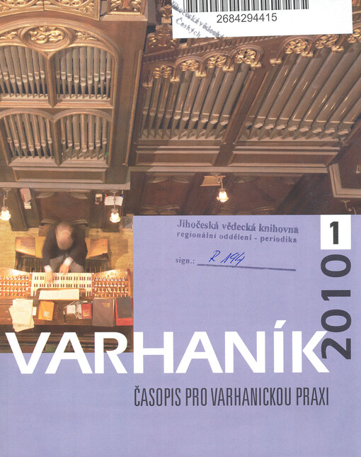 Varhaník : časopis pro varhanickou praxi
