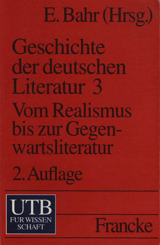 Vom Realismus bis zur Gegenwartsliteratur