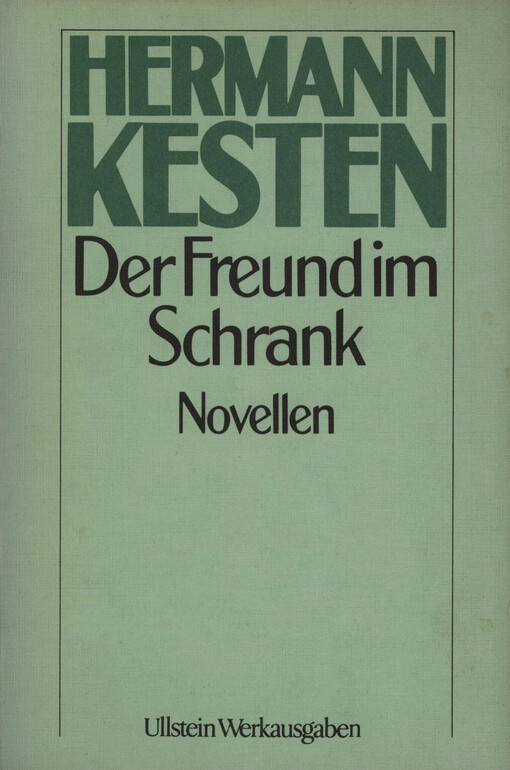 Der Freund im Schrank : Novellen