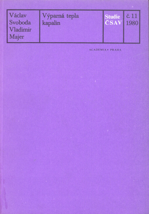 Výparná tepla kapalin