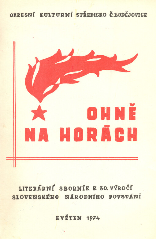 Ohně na horách : literární sborník k 30. výročí Slovenského národního povstání