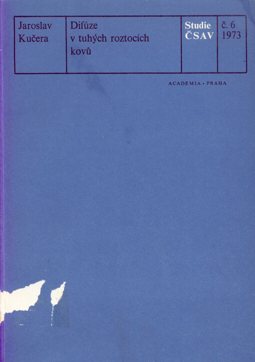 Dif�ze v tuh�ch roztoc�ch kov�